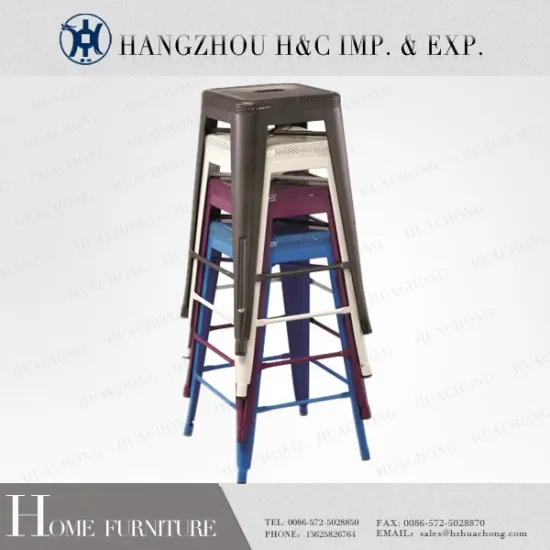Iron Chair Stackable Latest Decorative Cast Iron Chair HC-F021