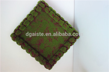 Home Wall to wall decoration 0.5mx0.5m artificial green wall moss foam hanging carpet EPZM05 0907