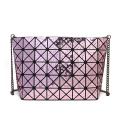 Geometric rhomboid splicing bag one-shoulder bag for women with casual chain diagonal cross bag