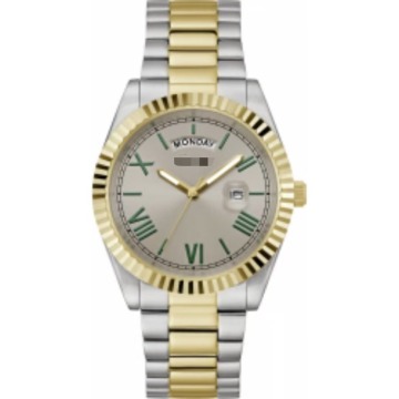 Reloj de cuarzo de moda informal americano GW0265G15 | OEM multifunción del bulto del reloj de pulsera analógico de las señoras del acero inoxidable del oro rosa