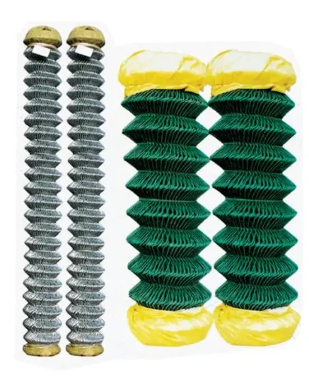 diamond wire mesh pvc coated chain link fence