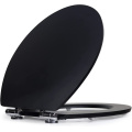 Fanmitrk Black Toilet Seat Wooden-Durable Wood Toilet Seat