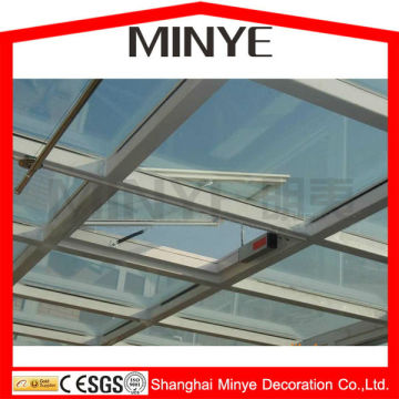 aluminum profile top roof glass skylight window