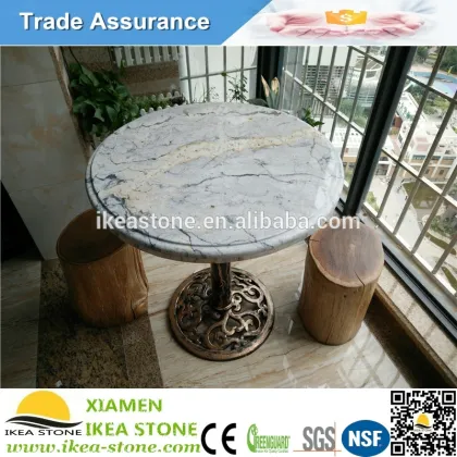 Golden Dream Round Granite Dining Table Top