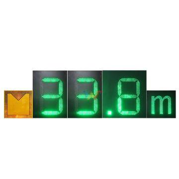 brug waterniveau hoogte buitenverkeer led display