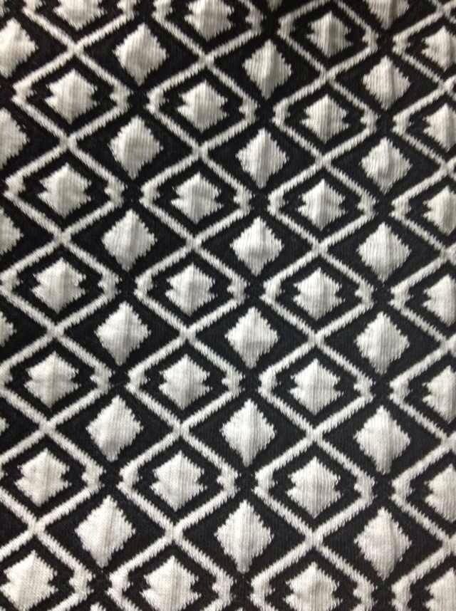 diamond shape air layer jacquard fabric