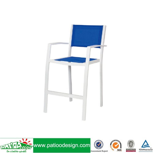 Bar Chair with Textile Seat & Back