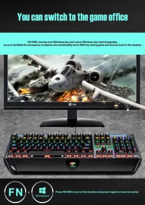 Wholesale 104 Keys RGB Wired Mechanical Gaming Keyboard