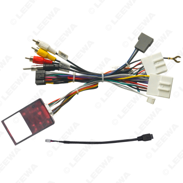 16pin Audio Wiring Harness with CANBUS Box for Nissan X-TRAIL Aftermarket Stereo Installation
