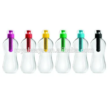 BPA free 500ml Carbon filter water bottle