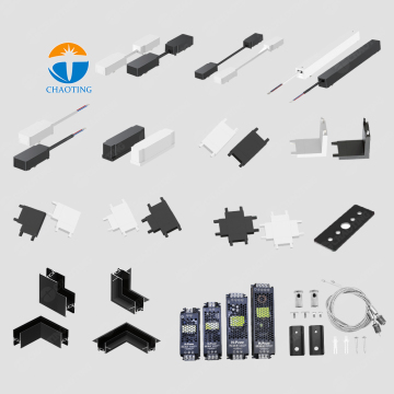Wholesale 48V Woven Ribbon Magnet Rail Light Fittings