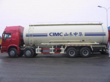 Bulk cement tank truck