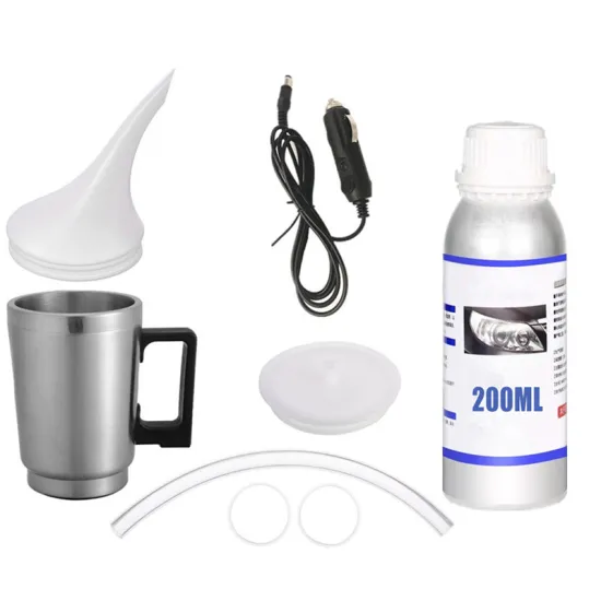 DIY Car Headlight Restoration Kit Atomizer Refurbish Fluid Lens Repair Kit lamp Renewal Headlight Renovation Atomizing Cup Set