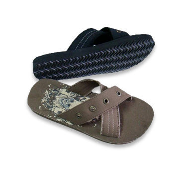 Beach Slippers for Men, Cross Strap