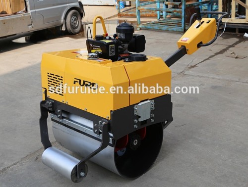 Hydraulic Single Drum Pedestrian Roller Fyl 750 High Quality