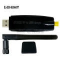 ZigBee RF TO USB (CC2530 CC2531 CC2591) RF switch USB transparent serial port ZigBee data transmission equipment with debugger