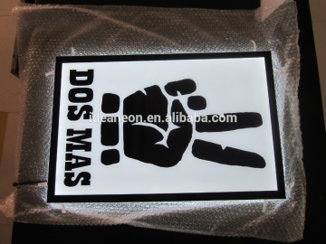 acrylic multi-layer 2-sided signs with silk-printing