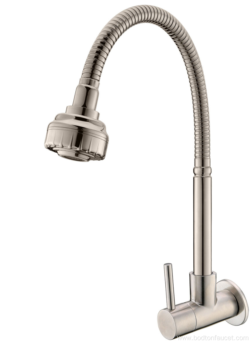 Stainless steel faucet for kitchen sink