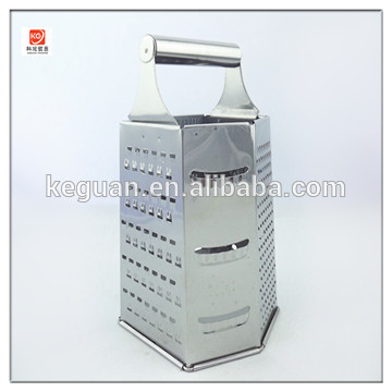 GP-016 irregular design good quality 6 side stainless steel kitchen manual cheese grater