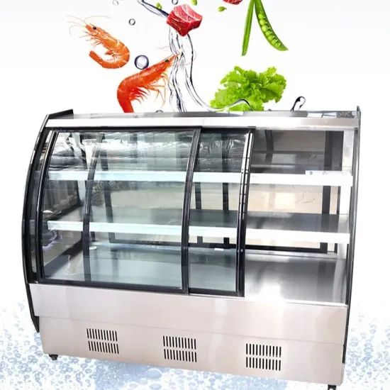 Refrigerated Display Cake Cabinet with Door Open Salad Cases Cold Drinks Chocolate Fruits Food Cooler Refrigeration Equipment for Sale