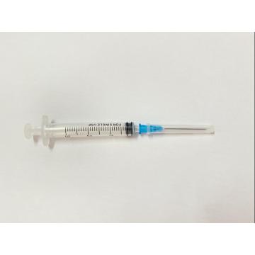 3cc Syringe Luer Slip Penggunaan Medis Dengan Jarum