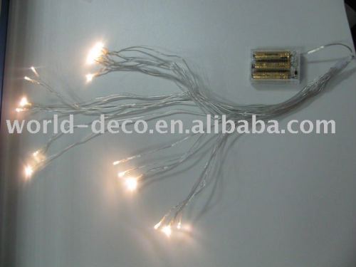 LED battery lights (PVC stiff hard wire)