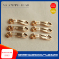 Metal Peach Heart Zipper Head