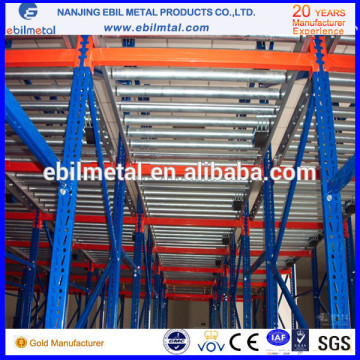 Warehosue Industrial Carton Flow Steel Rack / gravity rolling racking system with Cheap price