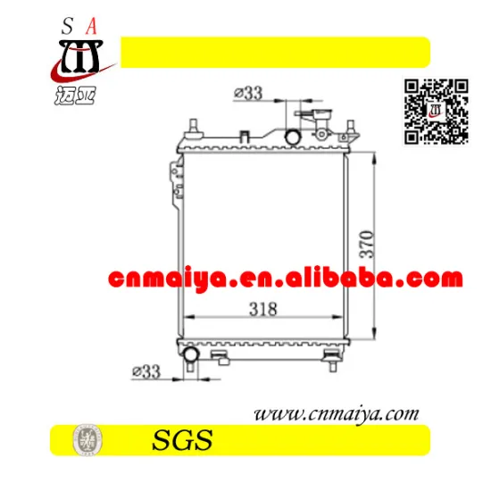 GETZ NT1.3T 1.4T 1.6T RADIATOR