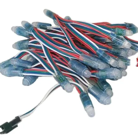 GS8206 RGB LED Lights 10mm DC5V Weatherproof Christmas String Light