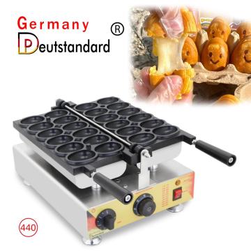 Non-stick smile ball waffle maker Commercial industrial waffle machine for sale