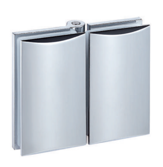 Zinc Curved Glass to Glass Hinge