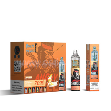 Original RandM Tornado 7000 Puffs Airflow Control Glowing