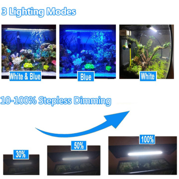Lumière LED d&#39;aquarium IP67 submersible avec fonction de minuterie