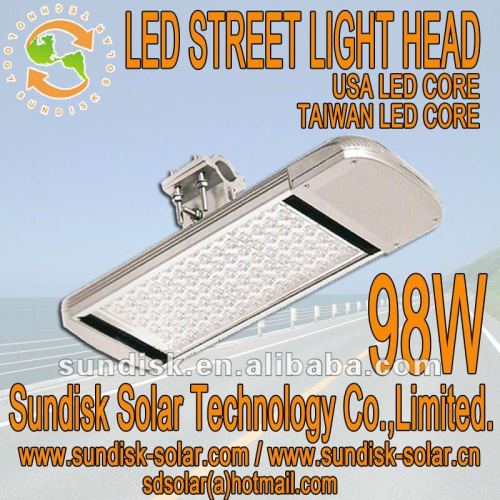 High efficient 98w led street light heads