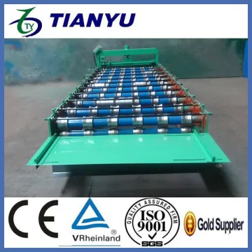 Galvanized metal roofing tile machine