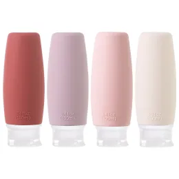 Matte Silicone Travel Toiletry Bottles Refillable Set