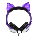 Casque d&#39;origine Headphone Factory Fox avec oreilles lumineuses
