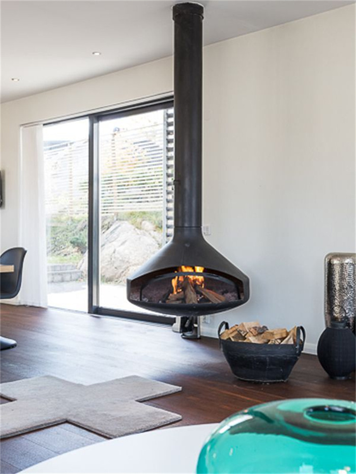 Rotating Wood Fireplace