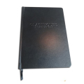 เครื่องเขียนสำนักงาน PU Leather Black a5 Notebook