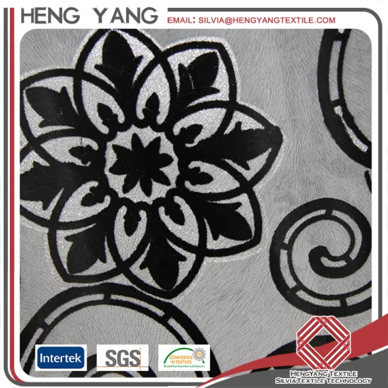 Fashion Polyester Blanket Burnout Velvet Fabric For Sofa