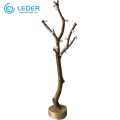 Lámparas de suelo de madera decorativas LEDER