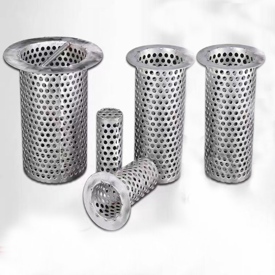 stainless steel Circular hole cylindrical filter