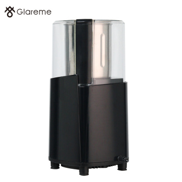 Electric coffee grinder with less residual powder