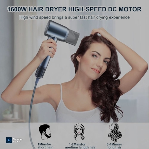 High Speed Ionic Low Noise Hair Dryer