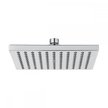 Square black big face massage rainfall shower head