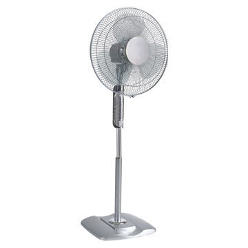 Oscillating Stand Fan with Remote Control, 406mm Diameter, 3 Speed Settings