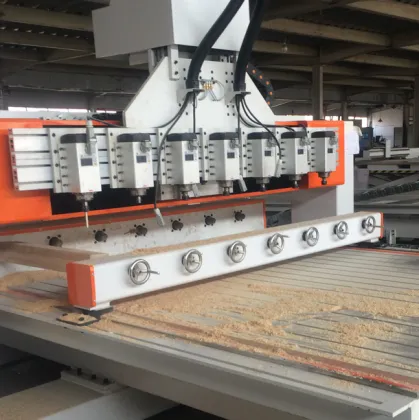 Cylinder wood Multi spindles processing CNC Router