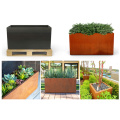 Customizable Weathered Steel Planters