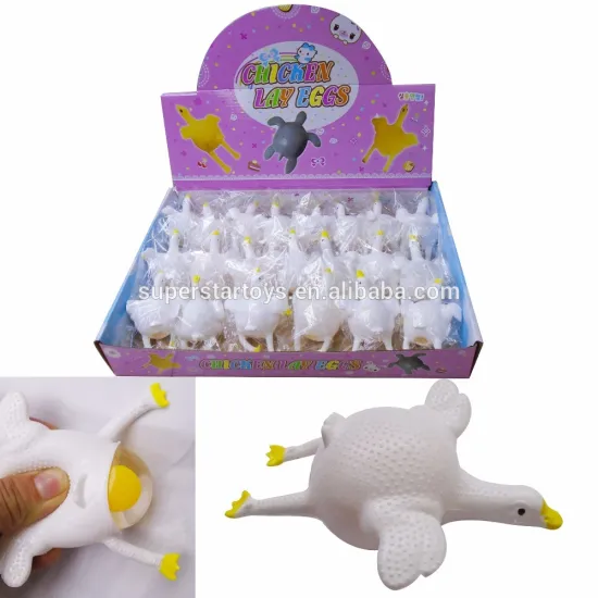 51601206-27 typical children toy splat chicken lay eggs